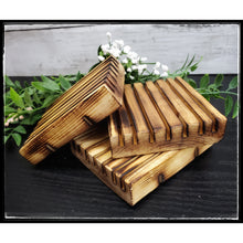 Load image into Gallery viewer, Handcrafted cedar soap dishes - Buttercup Bars
