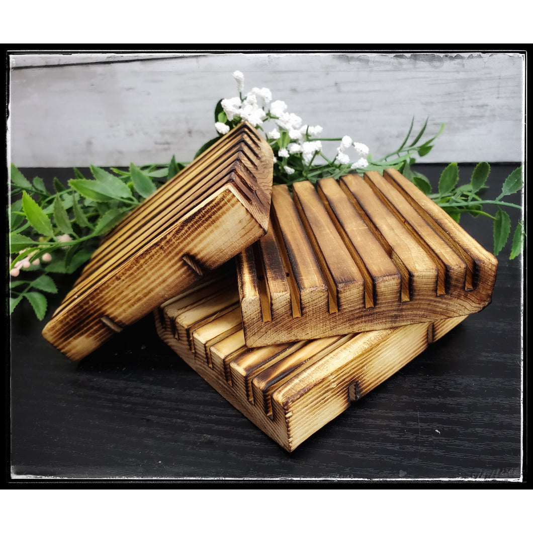 Handcrafted cedar soap dishes - Buttercup Bars