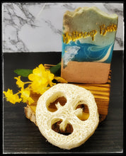 Load image into Gallery viewer, Limited Edition- Just Beachy Artisan Soap w/ aloe vera, coconut cream, heavy cream &amp; sand
